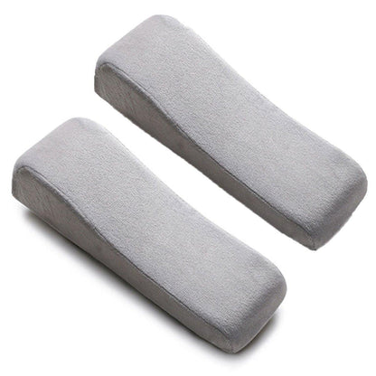 2PCS Elbow Arm Rest Cushion Chair Armrest Pads Memory Foam Office Support Pillow - Grey V528-ARMRESTPAD-2PCS-GREY-584758