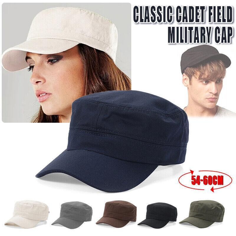 Army Plain Hat Classic Cadet Field Military Cap Style Patrol Baseball Adjustable - Black V528-ARMYPLAINHAT-BLACK-176432