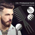3 in 1 Hair Comb Styling Tool for Salon and Home Use Professional Quality V528-ART-COMB-BLACK-1PC-677248