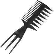 3 in 1 Hair Comb Styling Tool for Salon and Home Use Professional Quality V528-ART-COMB-BLACK-1PC-677248