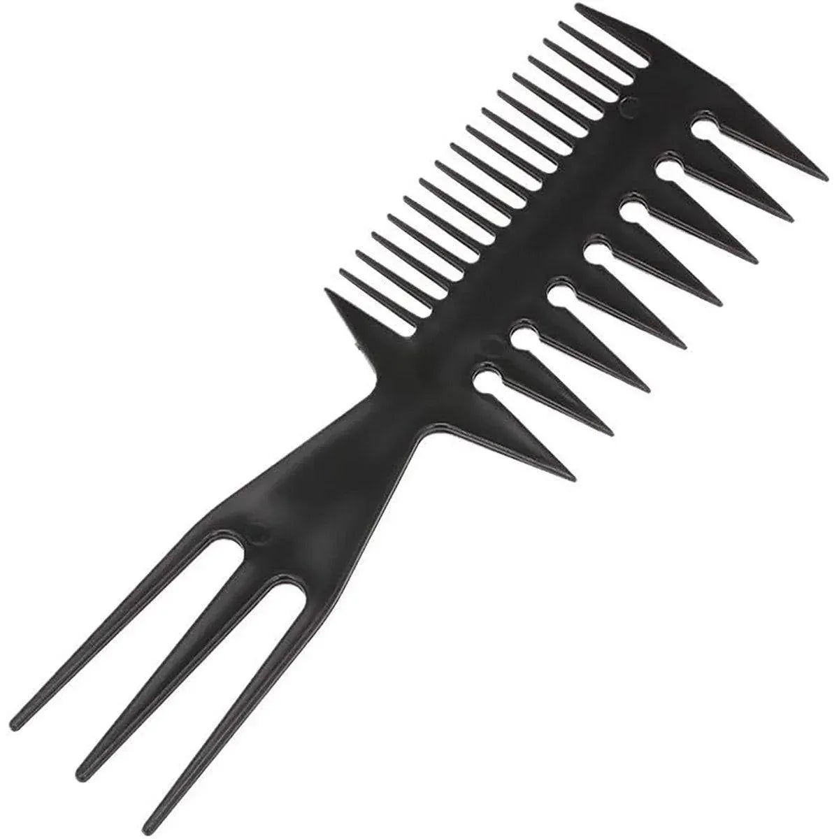 3 in 1 Hair Comb Styling Tool for Salon and Home Use Professional Quality V528-ART-COMB-BLACK-1PC-677248