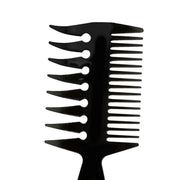 3 in 1 Hair Comb Styling Tool for Salon and Home Use Professional Quality V528-ART-COMB-BLACK-1PC-677248