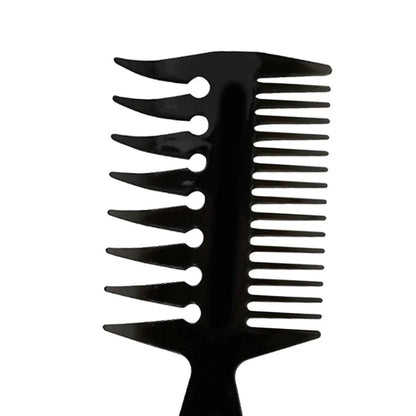 3 in 1 Hair Comb Styling Tool for Salon and Home Use Professional Quality V528-ART-COMB-BLACK-1PC-677248