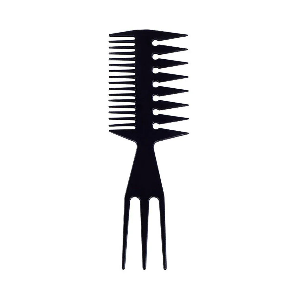 3 in 1 Hair Comb Styling Tool for Salon and Home Use Professional Quality V528-ART-COMB-BLACK-1PC-677248