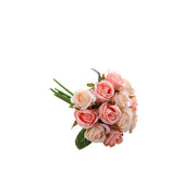 12 Heads Silk Rose Artificial Flowers Fake Bouquet - modena V528-ARTIFICIALFLOWERS-MODENA-131612