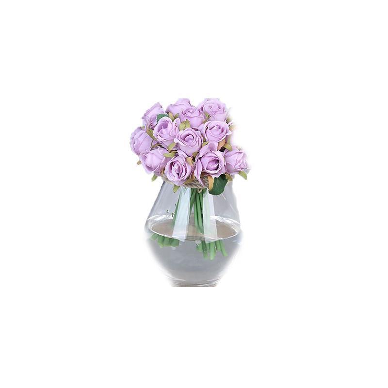 12 Heads Silk Rose Artificial Flowers Fake Bouquet - modena V528-ARTIFICIALFLOWERS-MODENA-131612