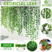12 X 2M Artificial Ivy Vine Fake Foliage Flower Hanging Leaf Garland Plant Party - Grape Leaves V528-ARTIFICIALIVY-GRAPE-943243