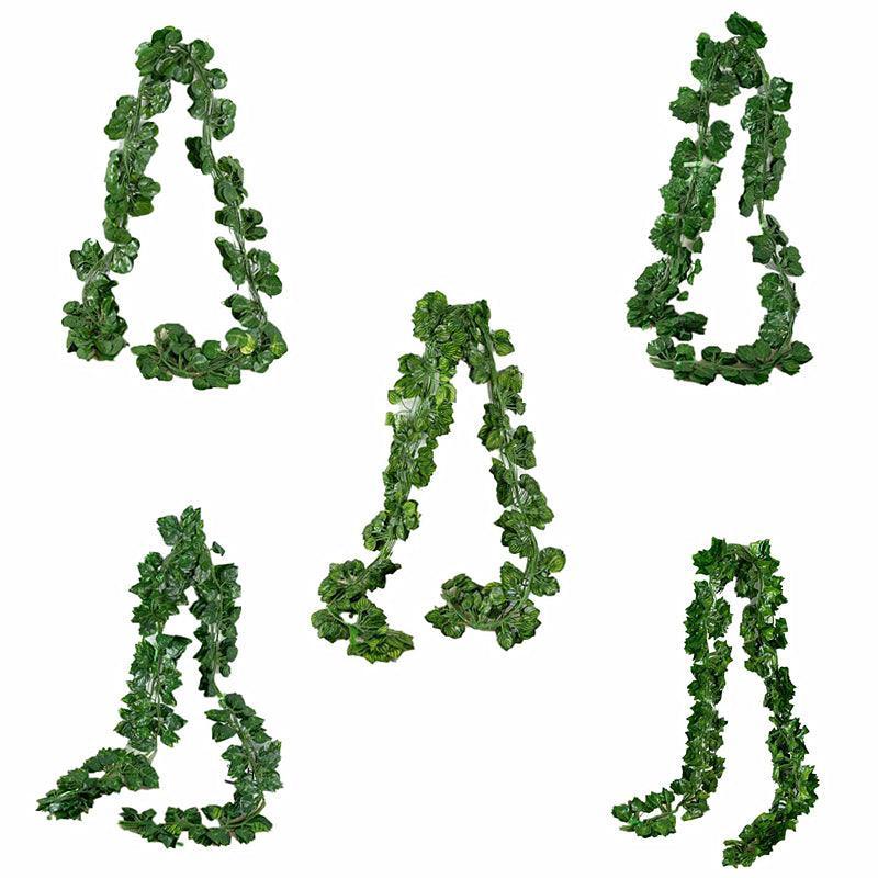 12 X 2M Artificial Ivy Vine Fake Foliage Flower Hanging Leaf Garland Plant Party - Grape Leaves V528-ARTIFICIALIVY-GRAPE-943243