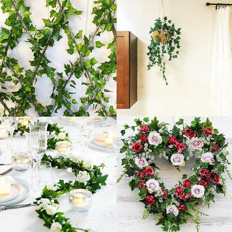 12 X 2M Artificial Ivy Vine Fake Foliage Flower Hanging Leaf Garland Plant Party - Grape Leaves V528-ARTIFICIALIVY-GRAPE-943243