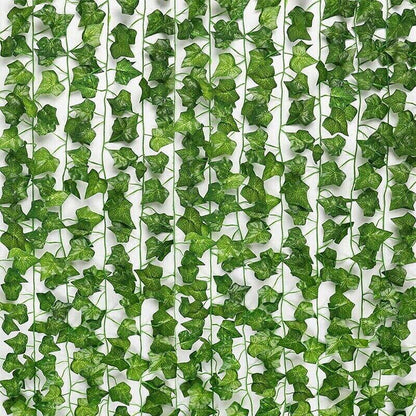 12 X 2M Artificial Ivy Vine Fake Foliage Flower Hanging Leaf Garland Plant Party - Scindapsus Leaves V528-ARTIFICIALIVY-GREENDILL-943242