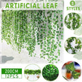 12 X 2M Artificial Ivy Vine Fake Foliage Flower Hanging Leaf Garland Plant Party - Watermelon Leaves V528-ARTIFICIALIVY-WATERMELON-943241