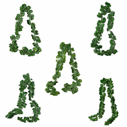 12 X 2M Artificial Ivy Vine Fake Foliage Flower Hanging Leaf Garland Plant Party - Watermelon Leaves V528-ARTIFICIALIVY-WATERMELON-943241