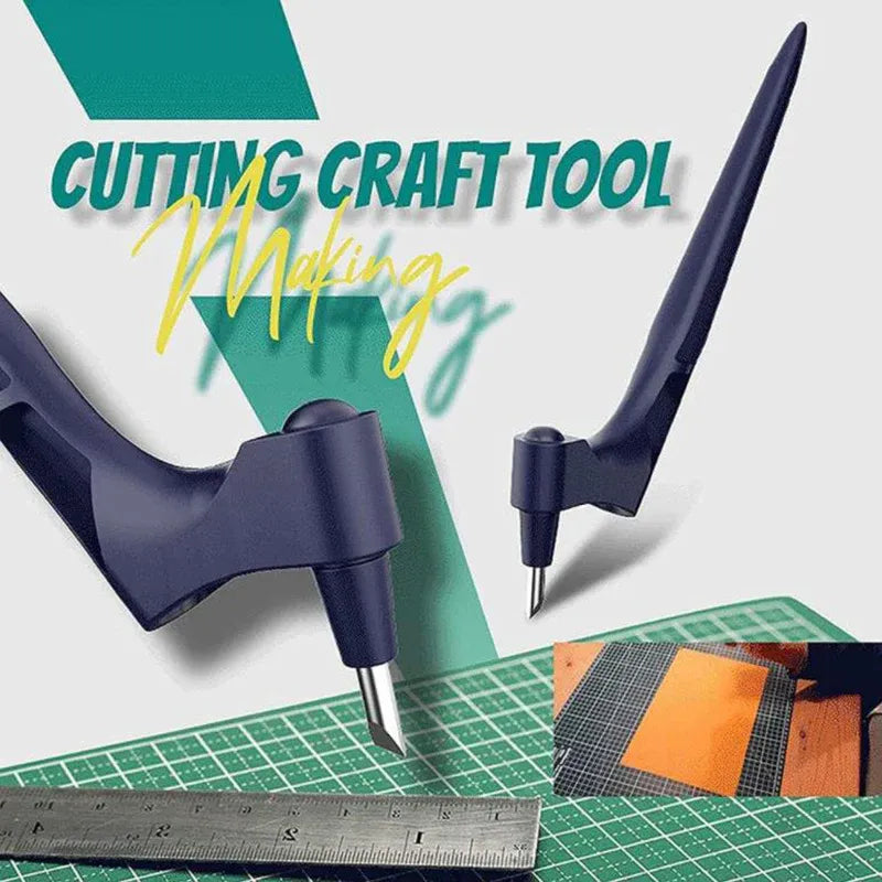 360-Degree Rotating Craft Cutting Tool with Precision Blade for Craft Art - Pink V528-ARTKNIFE-PINK-646456