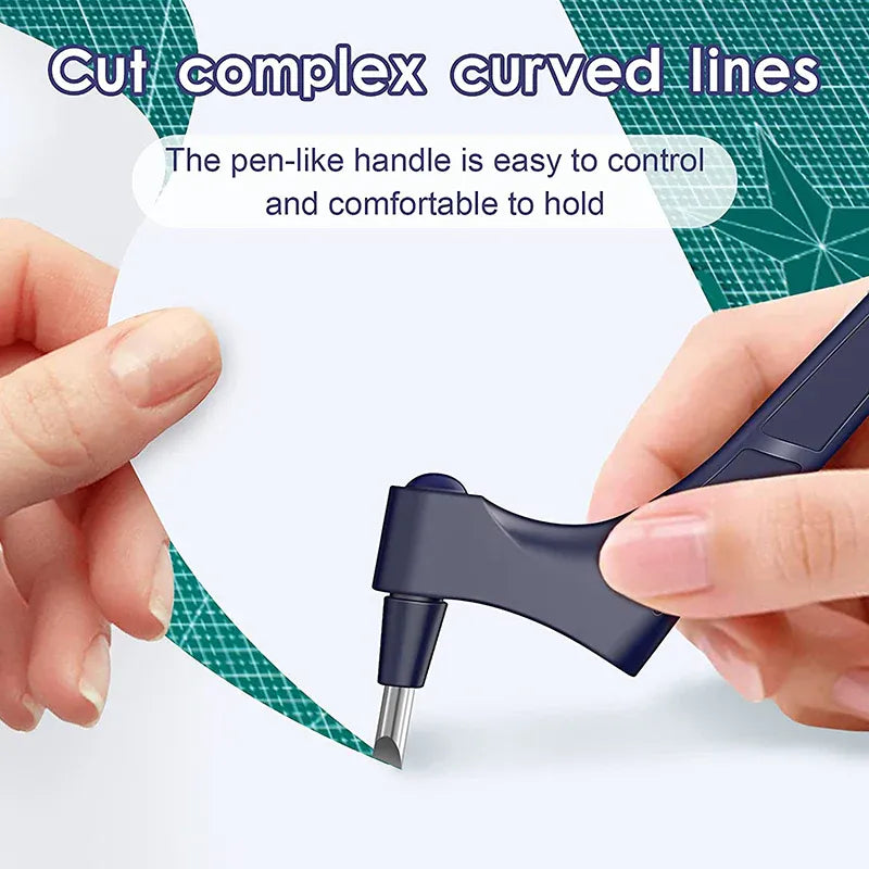 360-Degree Rotating Craft Cutting Tool with Precision Blade for Craft Art - Pink V528-ARTKNIFE-PINK-646456