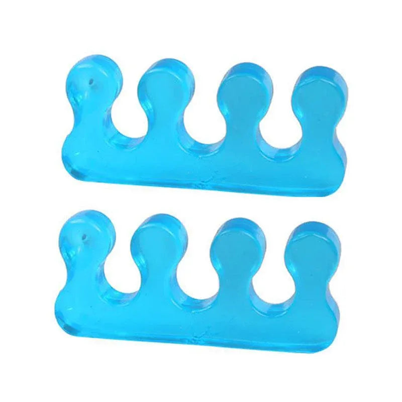 Reusable Soft Silicon Toe Finger Separator Nail Art Pedicure Polish Tool Au - 1Pair V528-ARTPEDICURE-BLUE-760685