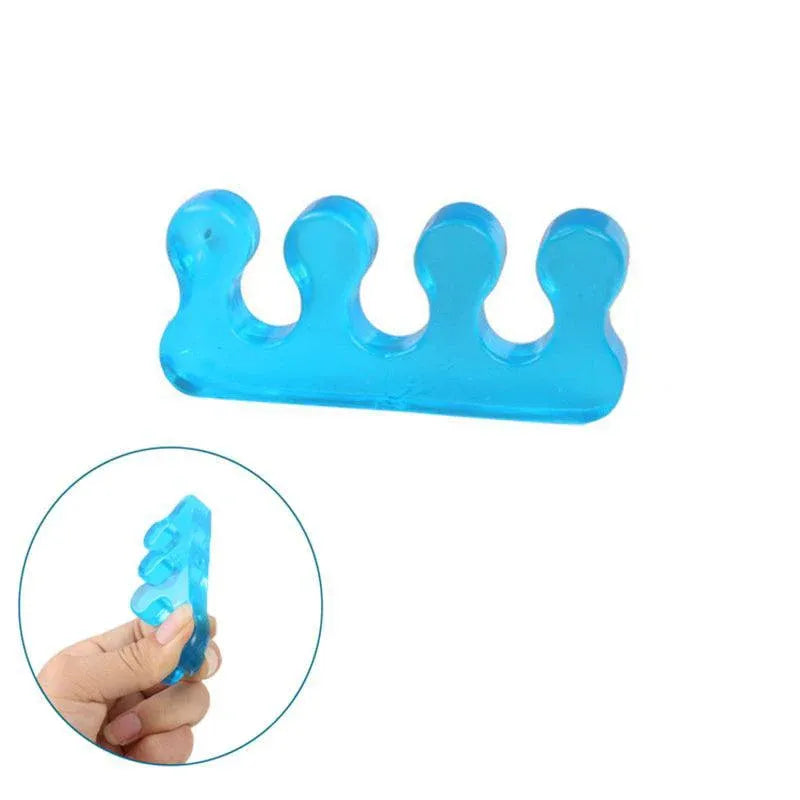 Reusable Soft Silicon Toe Finger Separator Nail Art Pedicure Polish Tool Au - 1Pair V528-ARTPEDICURE-BLUE-760685