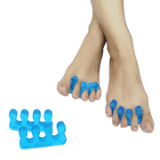 Reusable Soft Silicon Toe Finger Separator Nail Art Pedicure Polish Tool Au - 1Pair V528-ARTPEDICURE-BLUE-760685