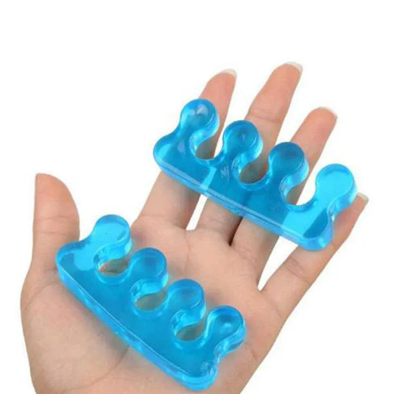 Reusable Soft Silicon Toe Finger Separator Nail Art Pedicure Polish Tool Au - 1Pair V528-ARTPEDICURE-BLUE-760685