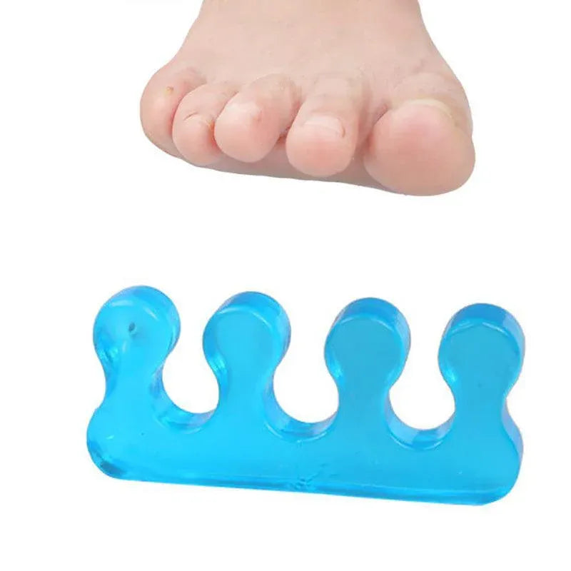 Reusable Soft Silicon Toe Finger Separator Nail Art Pedicure Polish Tool Au - 1Pair V528-ARTPEDICURE-BLUE-760685
