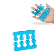 Reusable Soft Silicon Toe Finger Separator Nail Art Pedicure Polish Tool Au - 1Pair V528-ARTPEDICURE-BLUE-760685