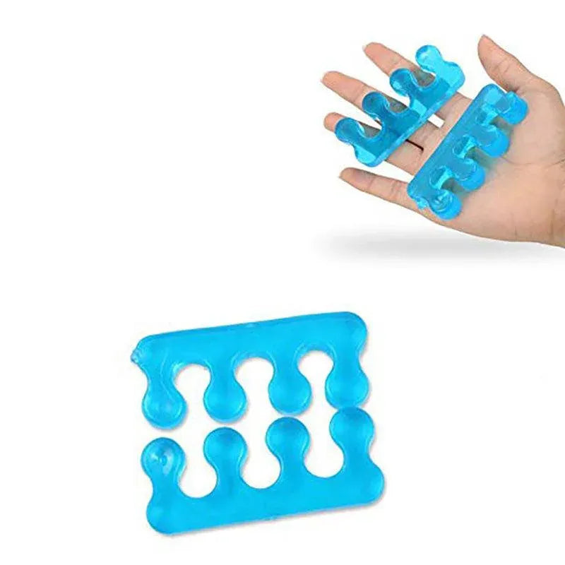 Reusable Soft Silicon Toe Finger Separator Nail Art Pedicure Polish Tool Au - 1Pair V528-ARTPEDICURE-BLUE-760685