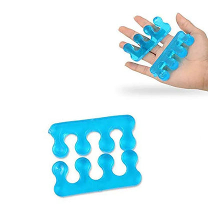 Reusable Soft Silicon Toe Finger Separator Nail Art Pedicure Polish Tool Au - 1Pair V528-ARTPEDICURE-BLUE-760685