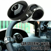 Universal Black Metal Steering Wheel Car Accessories Helper Grip Spinner Knob V528-ASSIST-BALL-358964