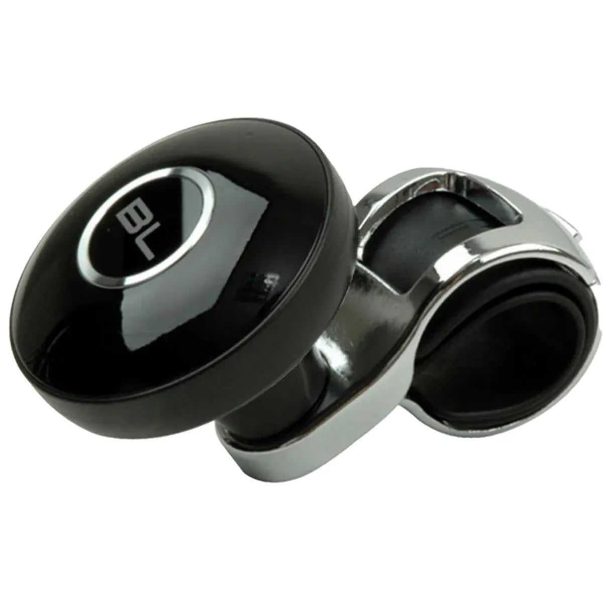 Universal Black Metal Steering Wheel Car Accessories Helper Grip Spinner Knob V528-ASSIST-BALL-358964
