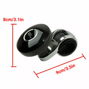 Universal Black Metal Steering Wheel Car Accessories Helper Grip Spinner Knob V528-ASSIST-BALL-358964
