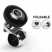 Universal Black Metal Steering Wheel Car Accessories Helper Grip Spinner Knob V528-ASSIST-BALL-358964