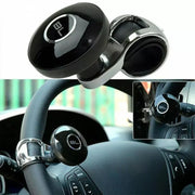 Universal Black Metal Steering Wheel Car Accessories Helper Grip Spinner Knob V528-ASSIST-BALL-358964