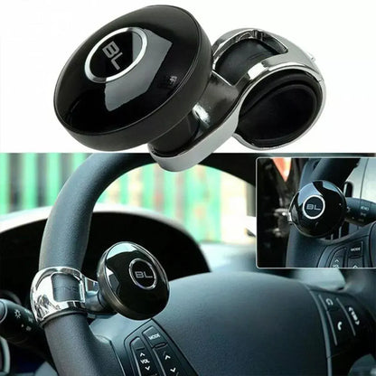 Universal Black Metal Steering Wheel Car Accessories Helper Grip Spinner Knob V528-ASSIST-BALL-358964