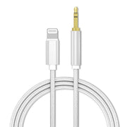 Lightning to 3.5mm Aux Audio Cable Adapter for Car Speaker Headphone Sound System - Pink V528-AUAUDIOADAPTER-PINK-623344