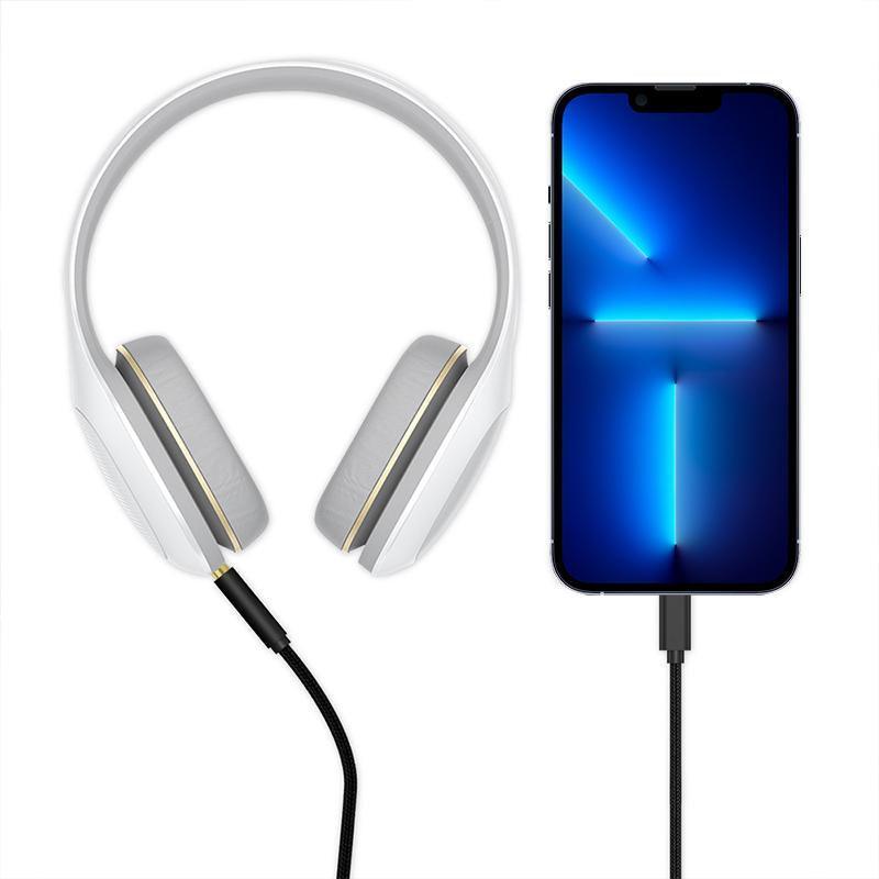 Lightning to 3.5mm Aux Audio Cable Adapter for Car Speaker Headphone Sound System - Silver V528-AUAUDIOADAPTER-SILVER-607616