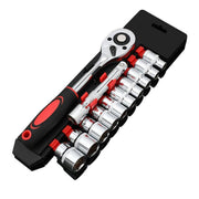 12PCS Socket Ratchet Wrench Set Quick Release Handle Extension Bar Tool Set V528-AUTO-REPAIR-TOOL-12PCS-532125