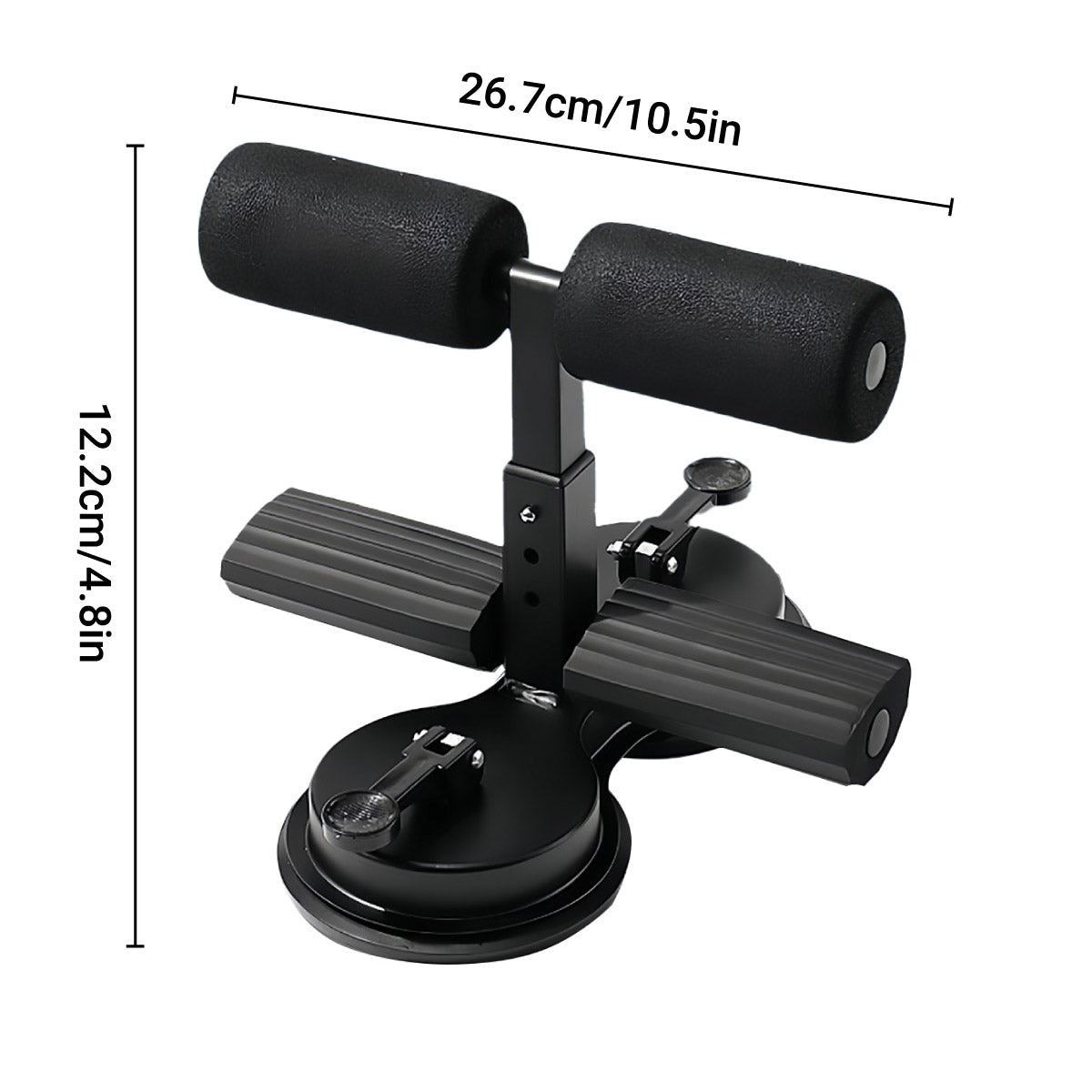 Sit Up Assistant Device Home Gym Equipment Foot Support Abdominal Exercise Tool V528-AUXILIARY-BLACK-583553