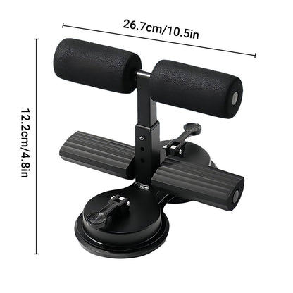 Sit Up Assistant Device Home Gym Equipment Foot Support Abdominal Exercise Tool V528-AUXILIARY-BLACK-583553