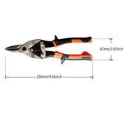 250mm Aviation Tin Snip Heavy Duty Metal Cutting Shears Industrial Scissors Tool - Straight scissors V528-AVIATION-SHEARS-255-67-401896