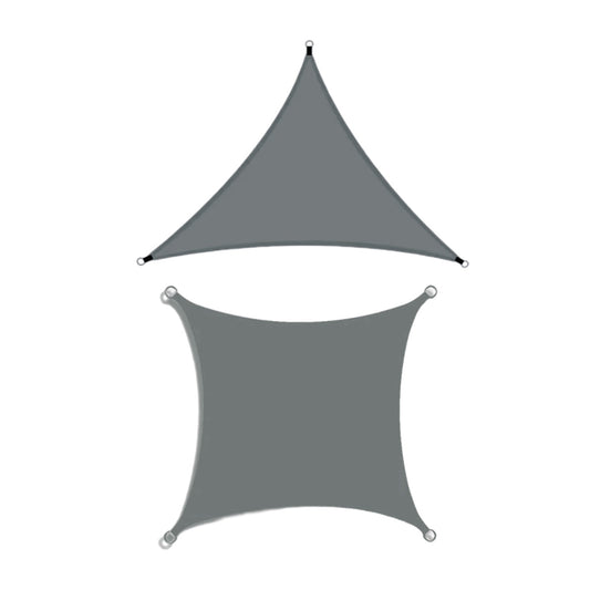 Waterproof Outdoor Shade Sail Garden Sun Canopy UV Protection Patio Awning Cloth - 3x5m Quadrilateral V528-AWNING-TENT-GREY-3-5M-682950
