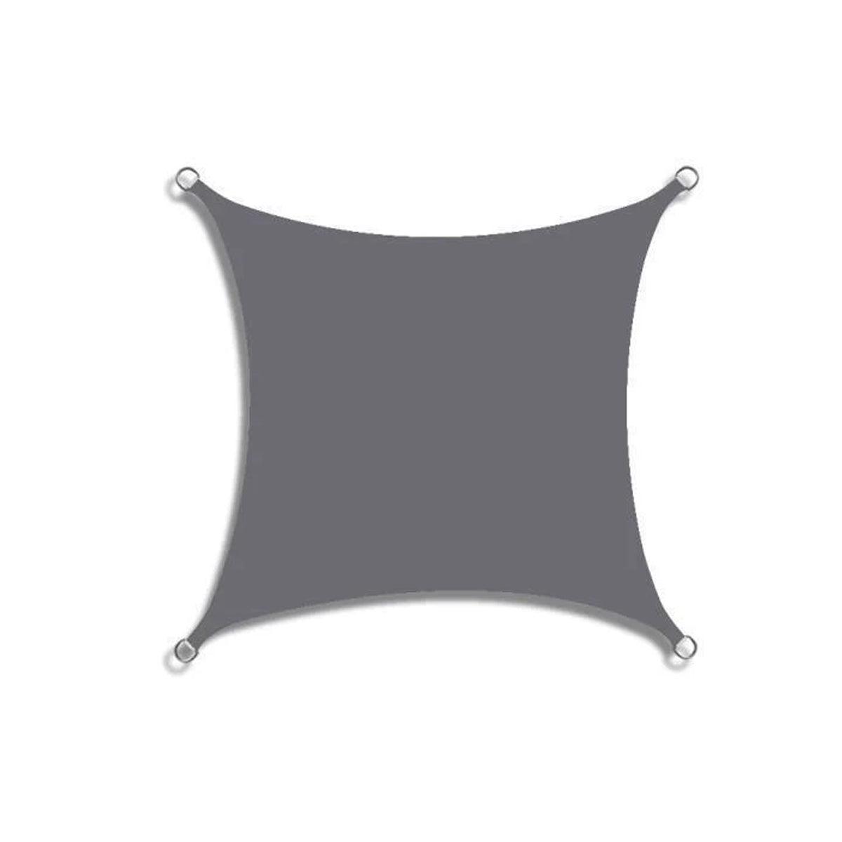 Waterproof Outdoor Shade Sail Garden Sun Canopy UV Protection Patio Awning Cloth - 3x5m Quadrilateral V528-AWNING-TENT-GREY-3-5M-682950