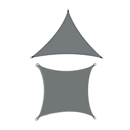 Waterproof Outdoor Shade Sail Garden Sun Canopy UV Protection Patio Awning Cloth - 4x4x4m Triangle V528-AWNING-TENT-GREY-4-4-4M-330068