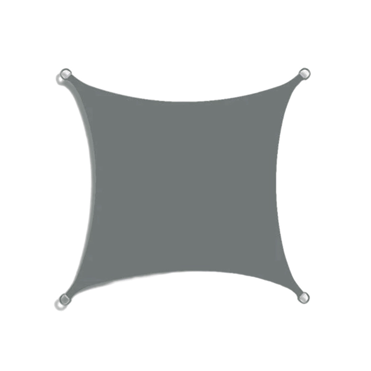 Waterproof Outdoor Shade Sail Garden Sun Canopy UV Protection Patio Awning Cloth - 4x4x4m Triangle V528-AWNING-TENT-GREY-4-4-4M-330068