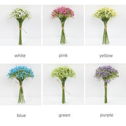 16pcs Artificial Foam Full Star Flowers Wedding Bouquet Home Decor Simulation - Green V528-BABYSBREATH-GREEN-16PCS-469175