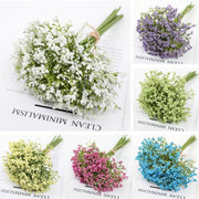 16pcs Artificial Foam Full Star Flowers Wedding Bouquet Home Decor Simulation - Pink V528-BABYSBREATH-PINK-16PCS-788884