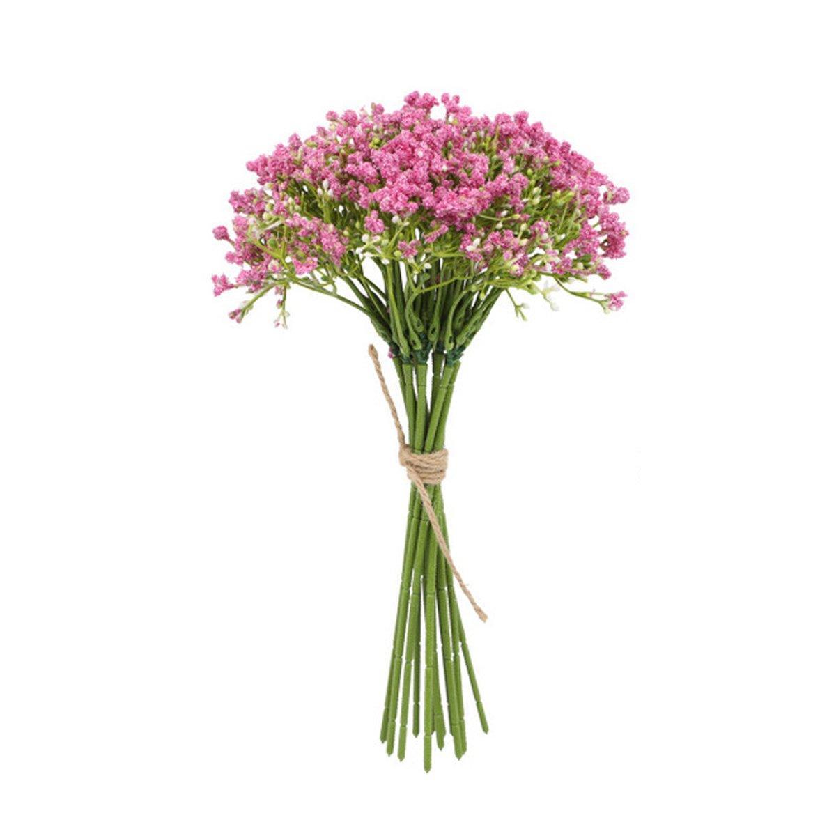 16pcs Artificial Foam Full Star Flowers Wedding Bouquet Home Decor Simulation - Pink V528-BABYSBREATH-PINK-16PCS-788884