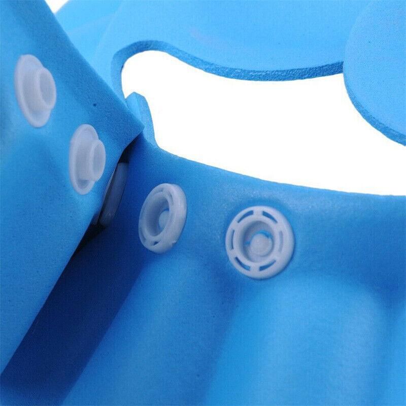 Adjustable Shampoo Shield Bath Hat with Ear Cover for Hair Washing Protection - Blue V528-BABYSHOWERCAP-BLUE-234343