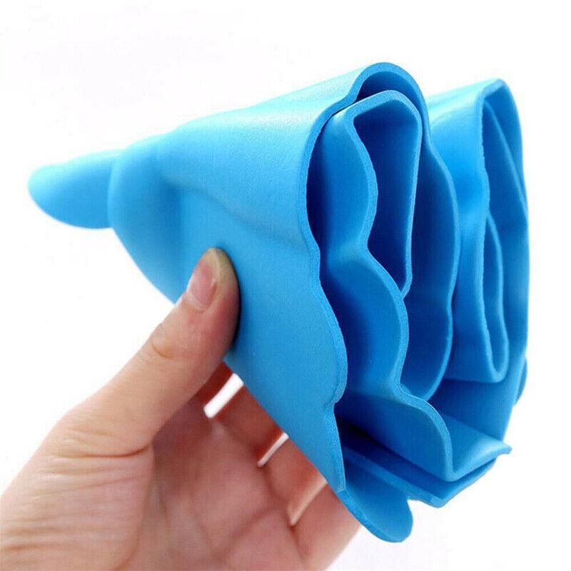 Adjustable Shampoo Shield Bath Hat with Ear Cover for Hair Washing Protection - Blue V528-BABYSHOWERCAP-BLUE-234343