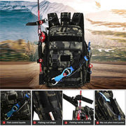 Fishing Tackle Backpack Storage Bag Shoulder Fishing Gear Bags Outdoor Backpack - Black V528-BACKPACK-BLACK-780122
