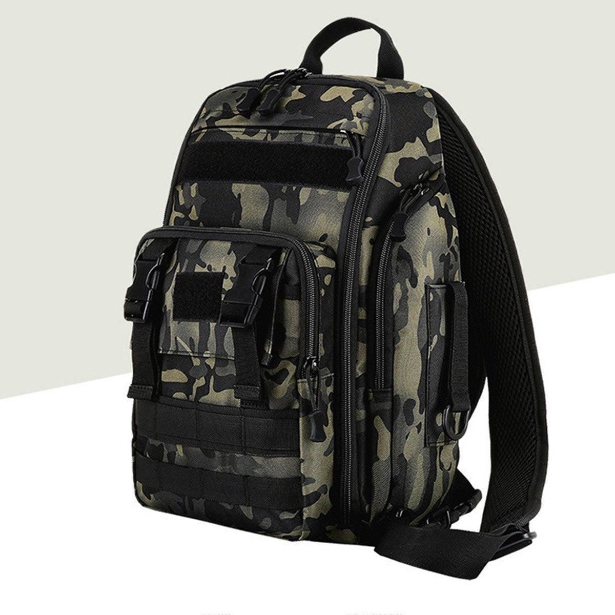 Fishing Tackle Backpack Storage Bag Shoulder Fishing Gear Bags Outdoor Backpack - Black V528-BACKPACK-BLACK-780122