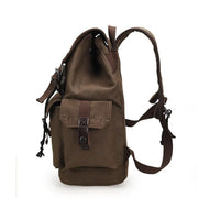 Unisex Retro Rucksack Large Capacity Travel Bag Leisure Backpack Schoolbag - Khaki V528-BACKPACK-KHAKI-871102
